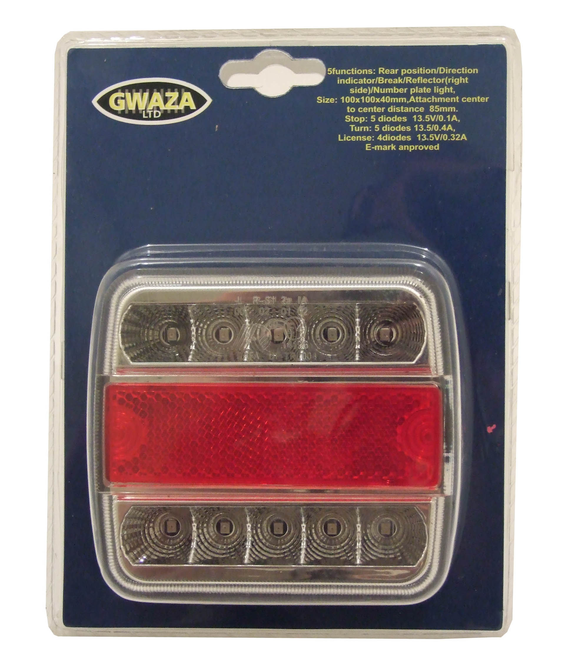 Single 5in1 Led Square Light